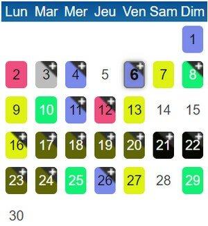 calendrier